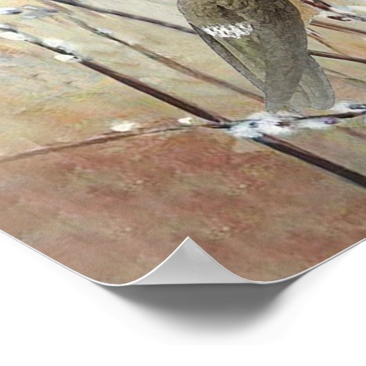 Hummingbird私はいつもあなたと一緒に引っ越し祝いパーティーギフト ポスター (角)