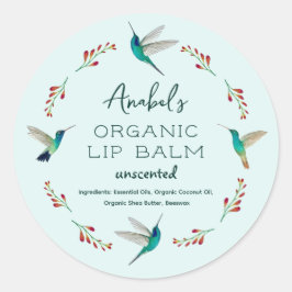 Hummingbird製品ラベル ラウンドシール