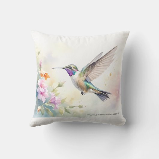 Hummingbird クッション (裏面)