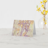 Hummingbird – グリーティ空白のングカード カード (黄色い花)