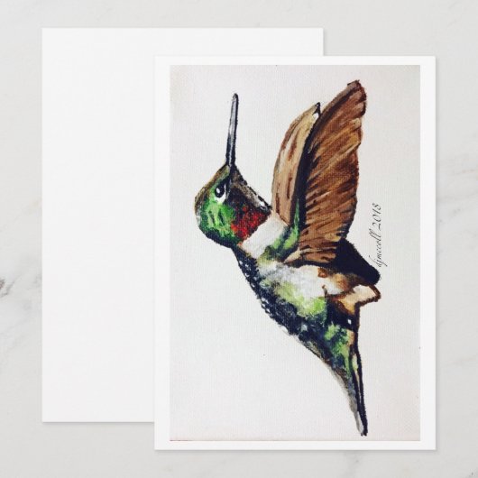 Hummingbird シーズンカード (正面/裏面)