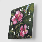 Hummingbird スクエア壁時計 (傾斜)