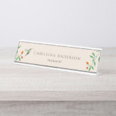 Hummingbird デスクネームプレート (正面)