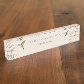 Hummingbird   デスクネームプレート (側面)