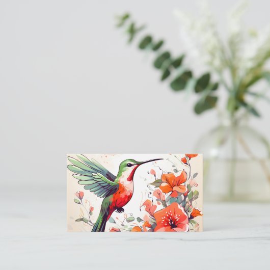 Hummingbird  名刺 (スタンド正面)