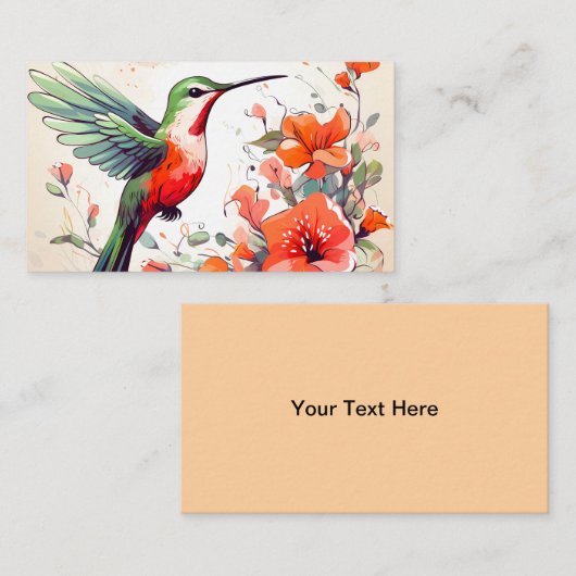 Hummingbird  名刺 (正面/裏面)