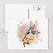 Hummingbird – 小さいものが最も美しい。 ポストカード (正面/裏面)