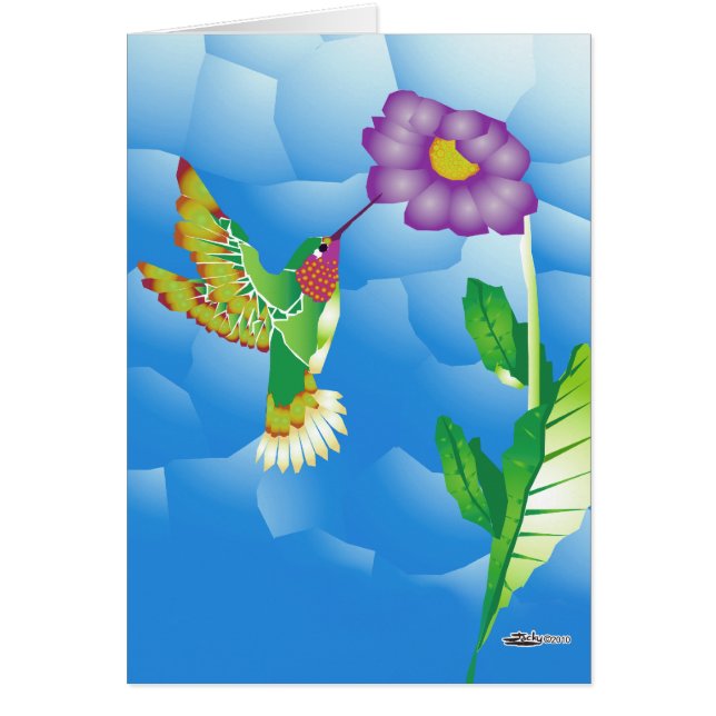 Hummingbird：様式化 (正面)