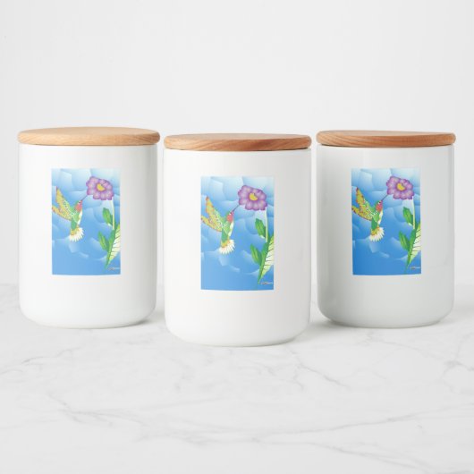 Hummingbird：様式化 フードラベル (ボトル)