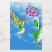 Hummingbird：様式化 フードラベル (シングルラベル)