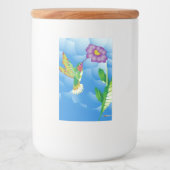 Hummingbird：様式化 フードラベル (正面)