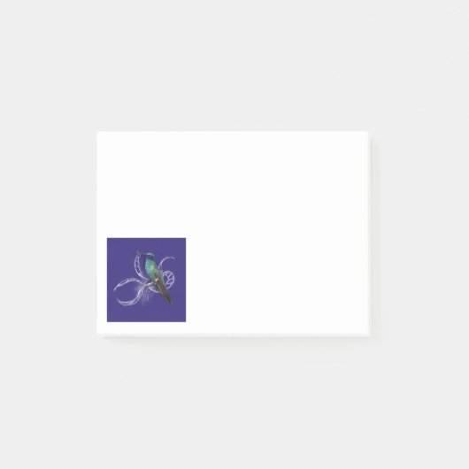 Hummingbird -素晴らし名前を追加してパーソナライズ ポストイット (正面)