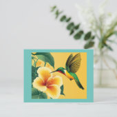 HUMMINGBIRD #1はがき ポストカード (スタンド正面)