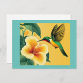 HUMMINGBIRD #1はがき ポストカード (正面/裏面)