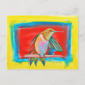 HUMMINGBIRD ©2010 SylviART™ ポストカード (正面)