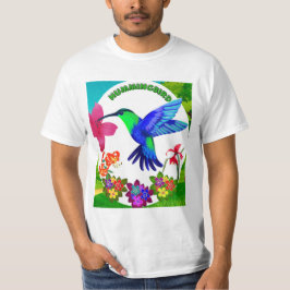 Hummingbird Amidst Nature's美しい，セレナーデウィングス Tシャツ