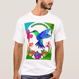 Hummingbird Amidst Nature's美しい，セレナーデウィングス Tシャツ