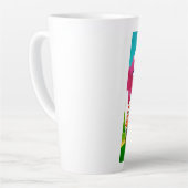 Hummingbird Amidst Nature's美しい、Serenade Wings カフェラテマグ (左アングル)