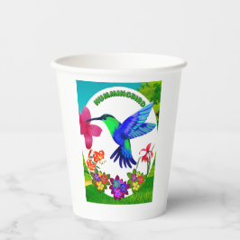 Hummingbird Amidst Nature's美しい、Serenade Wings 紙コップ