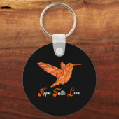 HummingBird Aml白血病認識度 キーホルダー (正面)