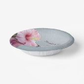 Hummingbird and Hibiscus | Blue Wedding ペーパーボウル (傾斜あり)