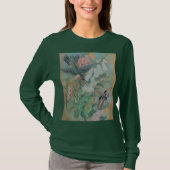 Hummingbird and Moth long sleeved t-shirt Tシャツ (正面)