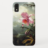 Hummingbird and Orchid、植物画 Case-Mate iPhoneケース (裏面)