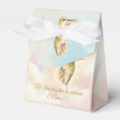 Hummingbird Baby Shower Favor Box | Nature Theme フェイバーボックス (正面サイド)
