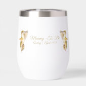 Hummingbird Baby Shower Tumbler | Nature Theme" (背面)