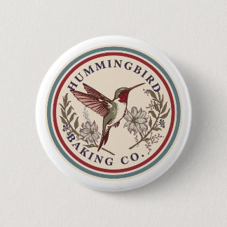 Hummingbird Baking Co. ボタン 缶バッジ