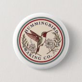 Hummingbird Baking Co. Button 缶バッジ (正面)