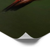 Hummingbird bible verse Philippians 1:11ポスター ポスター (角)