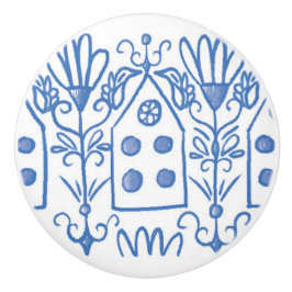 Hummingbird Bird House Ceramic Knob セラミックノブ