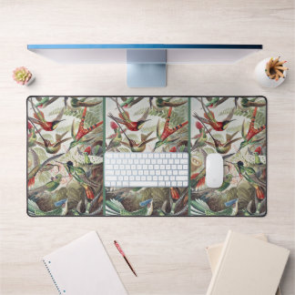 Hummingbird Bird Wildlife Classic Painting デスクマット