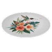Hummingbird Bloom Tropical Cutting Board カッティングボード (角)