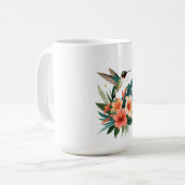 Hummingbird Bloom Tropical Mug コーヒーマグカップ (正面左)