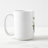 Hummingbird Bloom Tropical Mug コーヒーマグカップ (左)