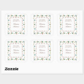 Hummingbird Bookplate スクエアシール (シート)