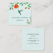 Hummingbird  Business Card スクエア名刺 (正面/裏面)