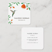 Hummingbird  Business Card スクエア名刺 (正面/裏面)