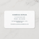 Hummingbird  Business Card 名刺 (裏面)