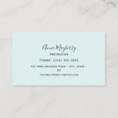 Hummingbird Business Card 名刺 (裏面)