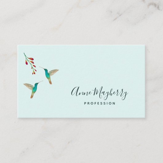 Hummingbird Business Card 名刺 (正面)