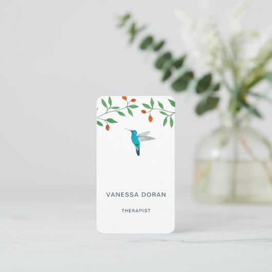Hummingbird  Business Card 名刺 (スタンド正面)