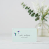Hummingbird Business Card 名刺 (スタンド正面)