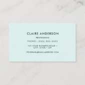 Hummingbird Business Card 名刺 (裏面)