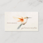 Hummingbird Business Cards Personalized 名刺 (正面)