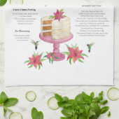 Hummingbird Cake Recipe  キッチンタオル (折り畳み)