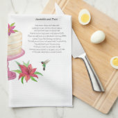 Hummingbird Cake Recipe  キッチンタオル (四つ折り)