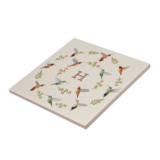 Hummingbird Ceramic Tile タイル (側面)